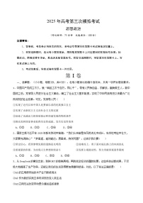 2025年高考第三次模拟考试卷：政治（北京卷）（考试版）