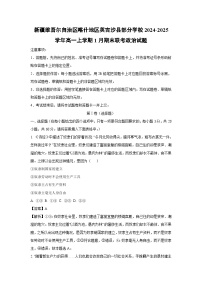 新疆维吾尔自治区喀什地区英吉沙县部分学校2024-2025学年高一上学期1月期末联考政治政治试卷（解析版）
