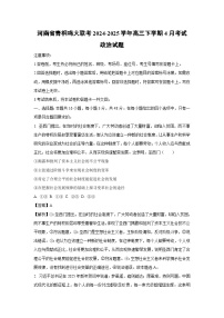 河南省青桐鸣大联考2024-2025学年高三下学期4月考试政治试卷（解析版）