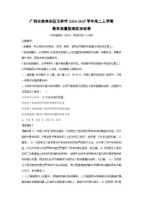 广西壮族自治区玉林市2024-2025学年高二上学期教学质量监测政治 政治试题（解析版）