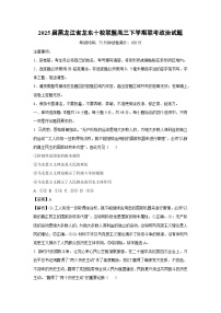 2025届黑龙江省龙东十校联盟高三下学期联考政治试卷（解析版）