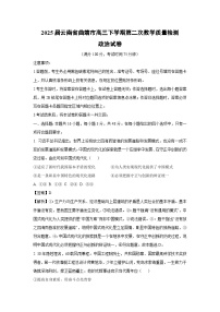 2025届云南省曲靖市高三下学期第二次教学质量检测政治试卷（解析版）