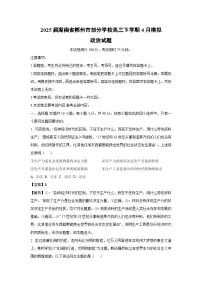 2025届湖南省郴州市部分学校高三下学期4月模拟政治试卷（解析版）