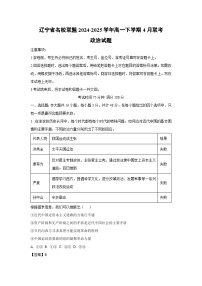辽宁省名校联盟2024-2025学年高一下学期4月联考政治政治试卷（解析版）