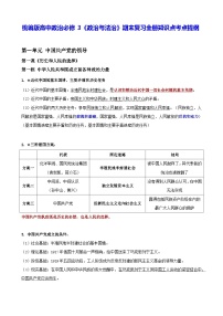 统编版高中政治必修3《政治与法治》期末复习全册知识点考点提纲