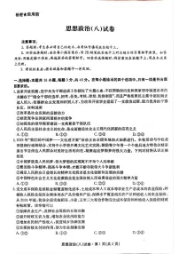 云南省部分学校2024-2025学年高三下学期月考八政治试题（高考模拟）