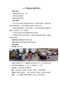 人教统编版必修3 政治与法治第三单元 全面依法治国第九课 全面依法治国的基本要求严格执法优质教学设计