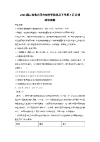 2025届山西省大同市部分学校高三下学期5月三模政治试卷（解析版）