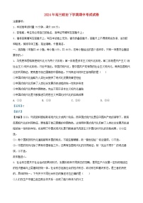 湖南省邵阳市武冈市2024_2025学年高三政治上学期期中试题含解析