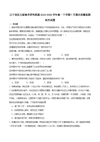 辽宁省新高考2024-2025学年高一下学期7月期末考试政治试卷