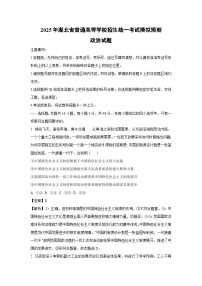 2025年湖北省普通高等学校招生统一考试模拟预测政治试卷（解析版）
