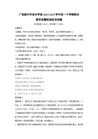【政治】广西南宁市部分学校2024-2025学年高一下学期期末教学质量检测政治试题（解析版）