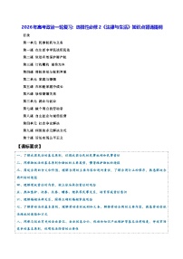 2026年高考政治一轮复习：选择性必修2《法律与生活》知识点背诵提纲 学案