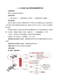 人教统编版必修4 哲学与文化第二单元 认识社会与价值选择第四课 探索认识的奥秘在实践中追求和发展真理公开课教学设计