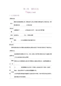 人教统编版选择性必修1 当代国际政治与经济国际关系导学案