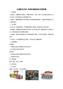 人教统编版必修2 经济与社会多种所有制经济共同发展教案