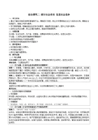 政治 (道德与法治)必修2 经济与社会综合探究践行社会责任促进社会进步教学设计