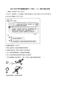 2025-2026学年福建省福州一中高二（上）期中政治试卷-自定义类型