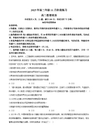 湖北省圆创联盟2025-2026学年高二上学期11月阶段练习（期中）政治试题（Word版附解析）
