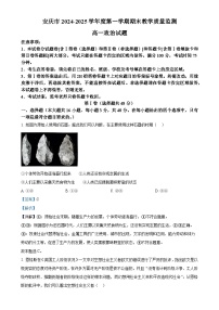 安徽省安庆市2024-2025学年高一上学期1月期末考试政治试题（解析版）-A4