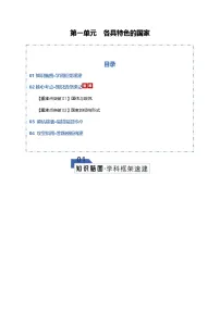 高考政治一轮复习-各具特色的国家（知识清单）（全国通用）