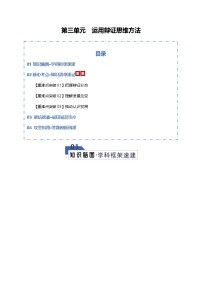 高考政治一轮复习-运用辩证思维方法（知识清单）（全国通用）