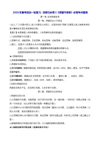2026年高考政治一轮复习：选择性必修3《逻辑与思维》必背考点提纲 讲义