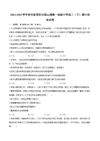2024-2025学年贵州省贵阳市观山湖第一高级中学高二（下）期中政治试卷-自定义类型