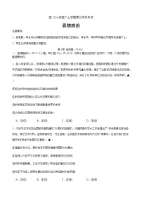 四川省泸州市泸县第五中学2025-2026学年高二上学期12月月考政治试题（含答案）含答案解析