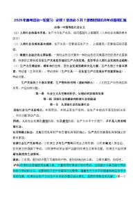 2026年高考政治一轮复习：统编版必修1至选必3共7册教材知识点考点提纲汇编 讲义