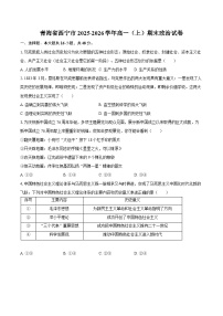 青海省西宁市2025-2026学年高一（上）期末政治试卷