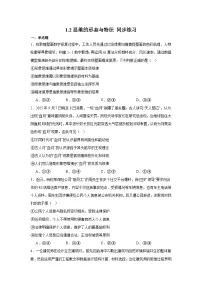 高中政治 (道德与法治)思维形态及其特性精品当堂达标检测题