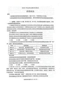 2025 年高三下学期山东烟台、德州、东营高考诊断性测试（一模）政治试题（含答案）