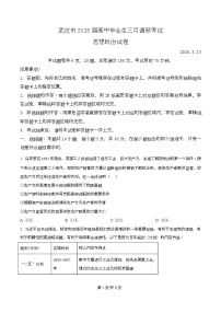 湖北省武汉市2026届高三下学期3月调研考试政治试题（Word版附解析）