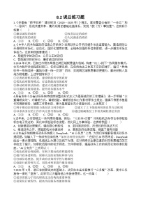 高中政治 (道德与法治)人教统编版必修3 政治与法治法治政府一课一练