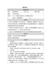 人教统编版选择性必修1 当代国际政治与经济认识经济全球化表格教学设计