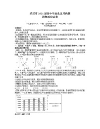 湖北省武汉市2021届高三下学期五月供题训练政治试题+无答案