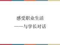 高教版（中职）第二单元语文综合实践活动感受职业生活——与学长的对话一等奖ppt课件