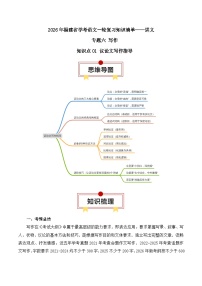 知识点01（讲义）：议论文写作指导-2026年福建省中职学考语文一轮复习知识点清单