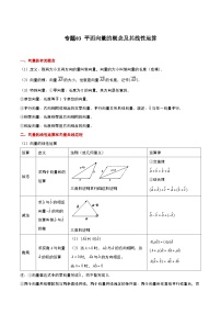 中职数学高教版（2021）拓展模块一 上册2.1  向量的概念优秀同步达标检测题