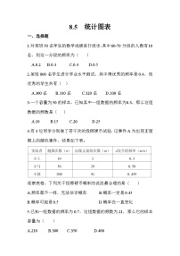 中职数学高教版（中职）基础模块下册(2021)8.5 统计图表同步训练题