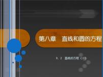 中职数学高教版（2021）基础模块下册8.2 直线的方程优秀备课教学ppt课件