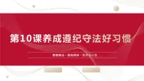 中职政治 (道德与法治)部编高教版(2023)职业道德与法治第10课 养成遵纪守法好习惯授课课件ppt