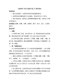 大班科学《什么东西不见了》教学设计