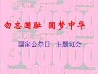 “国家公祭日”主题班会课件-2021-2022学年初中主题班会优质课件