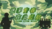迷彩青春 在此启航-初一新生军训动员班主任主题班会 课件