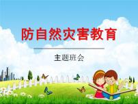 中小学主题班会《防自然灾害安全教育：防雷电、暴雨、洪灾》教学课件