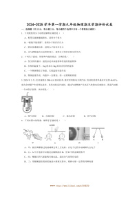 2024～2025学年甘肃省武威市凉州区金羊九年制学校九年级上期末学情评价物理试卷(含答案)