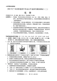 2025届广东省高三二模化学试卷（含答案）