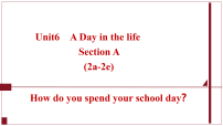 初中英语Unit 6 A Day in the Life Section A集体备课ppt课件